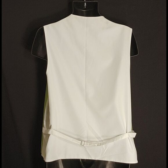 MEN'S LARR BRIO 3 PIECE FORMAL VEST & TIE SET LT - Picture 4 of 7